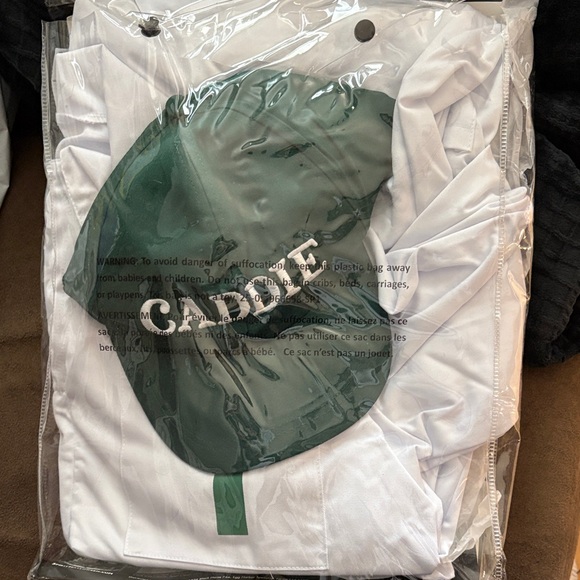 Spirit White Caddie Jumpsuit with Hat - Picture 2 of 6